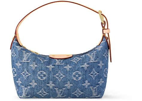 Louis Vuitton Hills Pochette Monogram Denim Blue.